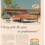 1957 CHEVROLET CORVETTE ad
