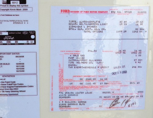 This document confirms that Grafelman's car is the same one Shinoda owned. This document confirms that Grafelman's car is the same one Shinoda owned.