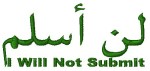 I Will Not Submit Arabic Hat