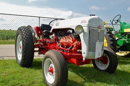 Ford tractor with a flathead v 8 #6